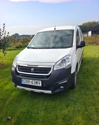 Peugeot Partner cena 36900 przebieg: 95333, rok produkcji 2015 z Pilica małe 67